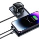 Автомобільний зарядний пристрій USAMS US-CC219 C41 Car Charger With 2in1 Retractable 30W CC219CC01