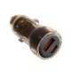 Автомобільний зарядний пристрій XO CC60 Smart Transparent Car Charger Type-C Cable 60W Black