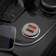 Автомобільний зарядний пристрій Hoco NZ1 Developer dual port Type-C Cable 3A 36W Black