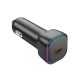 Автомобільний зарядний пристрій BOROFONE BZ28 Trophie single port 3A 30W Black