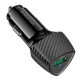 Автомобільний зарядний пристрій BOROFONE BZ31 Solid single-port 3A 18W Black