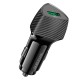 Автомобільний зарядний пристрій BOROFONE BZ31 Solid single-port 3A 18W Black