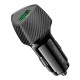Автомобільний зарядний пристрій BOROFONE BZ31 Solid single-port 3A 18W Black