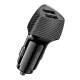 Автомобільний зарядний пристрій BOROFONE BZ31A Solid dual-port 3.4A 17W Black