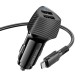 Автомобільний зарядний пристрій BOROFONE BZ31A Solid dual-port Micro USB Set 3.4A 17W Black