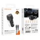 Автомобільний зарядний пристрій BOROFONE BZ31B Solid single-port Type-C Set 3A 30W Black