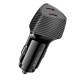 Автомобільний зарядний пристрій BOROFONE BZ31D Solid dual-port Type-C 3A 60W Black