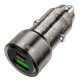 Автомобільний зарядний пристрій Hoco Z52 Spacious Car charger 3A 38W Transparent Black