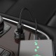 Автомобільний зарядний пристрій HOCO Z49 Level dual port Car charger 12W Black
