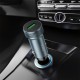 Автомобільний зарядний пристрій Hoco Z49A Level single port Car charger QC 3.0A 18W Metal grey