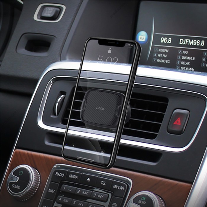 Автомобільний тримач Hoco CA65 Sagittarius Series Air Outlet Magnetic Black
