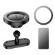 Автомобільний тримач Hoco H58 Show ring magnetic Car holder (multi-scene) 4.5 - 7" Black