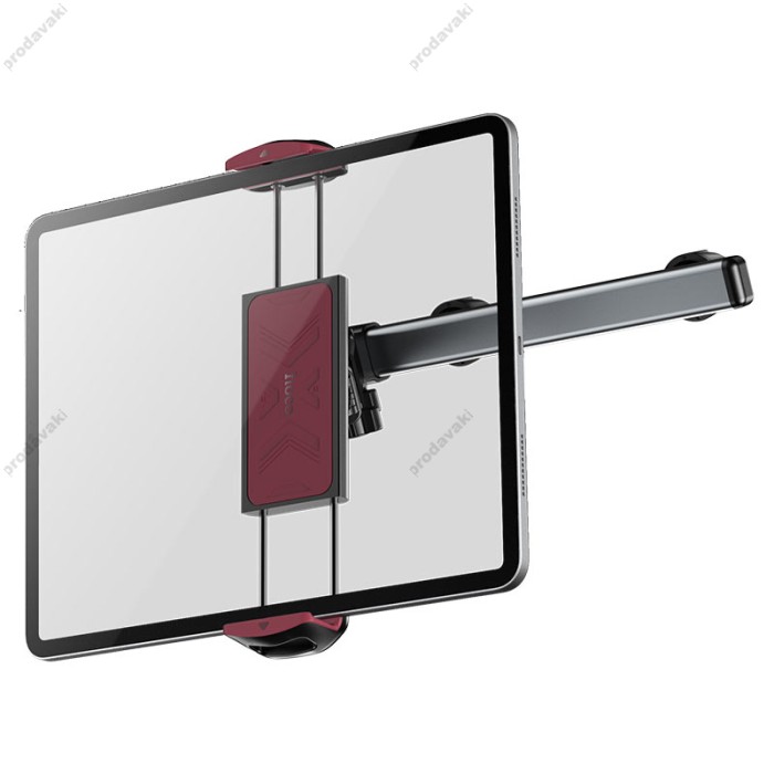 Автомобільний тримач на підголівник Hoco H69 Gamble telescopic tablet car holder (rear pillow) 4.5-13" Black