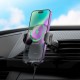 Автомобільний тримач із бездротовою зарядкою Hoco HW4 Journey wireless fast charging Car holder Black