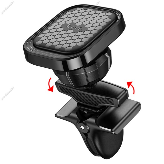 Автомобільний тримач Hoco S49 Fuerte series air outlet magnetic Car holder Black