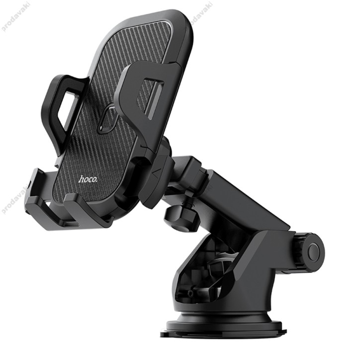 Автомобільний тримач Hoco CA76 Touareg one-touch center console car holder Black