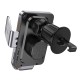 Автомобільний тримач із бездротовою зарядкою Hoco HW7 Transparent Discovery Edition wireless fast charging 15W Black
