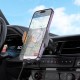 Автомобільний тримач із бездротовою зарядкою Hoco HW7 Transparent Discovery Edition wireless fast charging 15W Black
