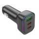 Автомобільний зарядний пристрій BOROFONE BZ28C Trophie single port 3A 60W Black