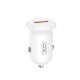 Автомобільний зарядний пристрій XO CC68 Mini Smart Single 18W White