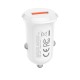 Автомобільний зарядний пристрій XO CC68 Mini Smart Single 18W White