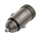 Автомобільний зарядний пристрій XO CC70 Mini metal Single Type-c cable 30W Black