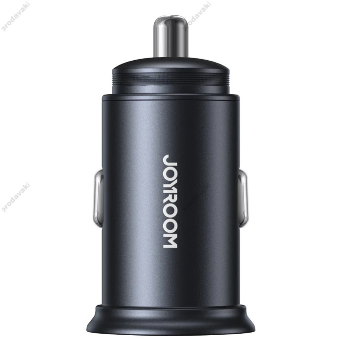 Автомобільний зарядний пристрій Joyroom JR-CCN04 Mini Metal A+C 60W Black