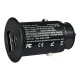 Автомобільний зарядний пристрій Rock H15 Dual-port A+C PD 30W Black