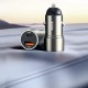 Автомобільний зарядний пристрій Rock H20 Dual Port A+C 15W Black