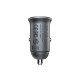 Автомобільний зарядний пристрій Momax UC18E Dual Port U+C 30W Grey