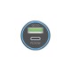Автомобільний зарядний пристрій Momax UC18E Dual Port U+C 30W Grey
