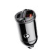 Автомобільний зарядний пристрій Rock H18 Mini Dual-port A+C 30W Black