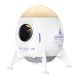 Нічний світильник-проектор XO CF38 Starlight Lander Ambient Light + Speaker White