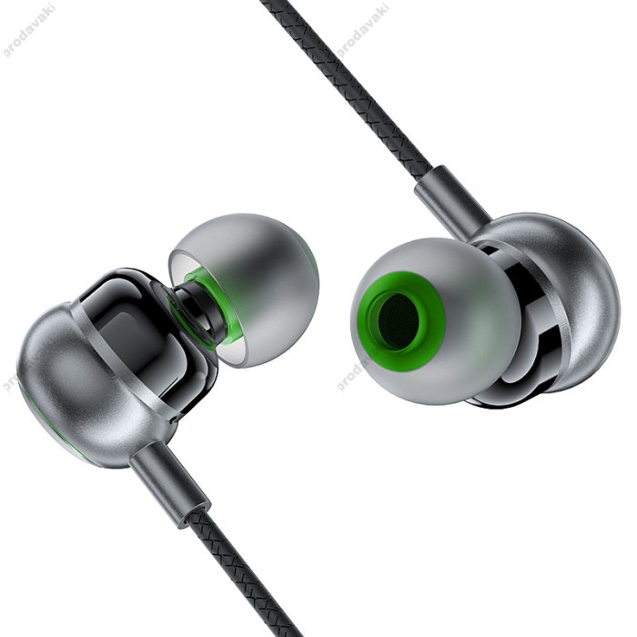 Дротові навушники ACEFAST L4 in-ear wired earphones with mic 3.5mm Black