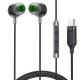 Дротові навушники ACEFAST L5 in-ear wired earphones with mic Type-C Black