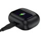 Бездротові Bluetooth навушники ACEFAST W6 smart screen active noise cancelling true wireless earbuds BT 5.4 Black