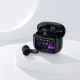 Бездротові Bluetooth навушники ACEFAST W6 smart screen active noise cancelling true wireless earbuds BT 5.4 Black