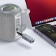 Автомобільний Bluetooth адаптер Borofone BC51 Clear Way AUX BT 5.4 Grey