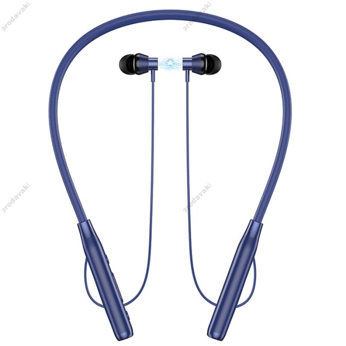 Бездротові Bluetooth навушники Hoco ES62 Plus Neckband Earphones BT 5.4 Blue