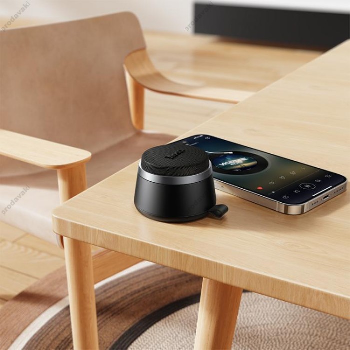 Портативна магнітна колонка Bluetooth HOCO HC43 Surpass BT5.4 IPX4 5W Black