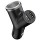 Автомобільний зарядний пристрій розгалужувач BASEUS Y-type Dual USB + Cigarete Lighter Black CCALL-YX01