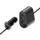 Автомобільний зарядний пристрій розгалужувач WiWU QC300 Car Charger 42W Black