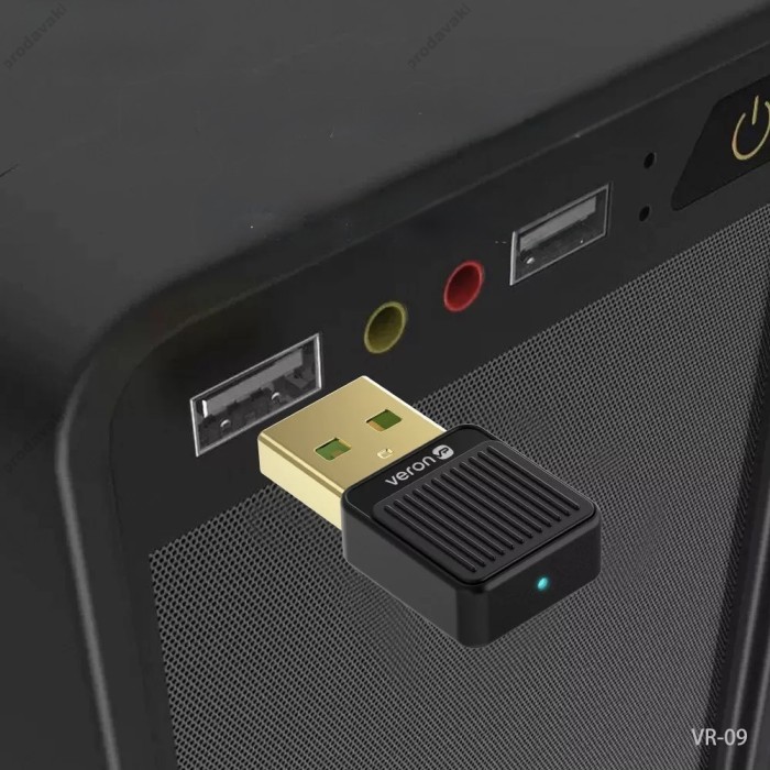 Аудіо ресивер Bluetooth для музики Veron VR-09 Audio Receiver Black