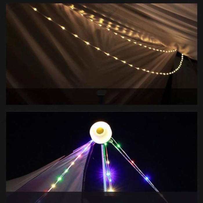 Лампа зовнішня (кемпінгова лампа) CH YD2314 з LED стрічкою 8м