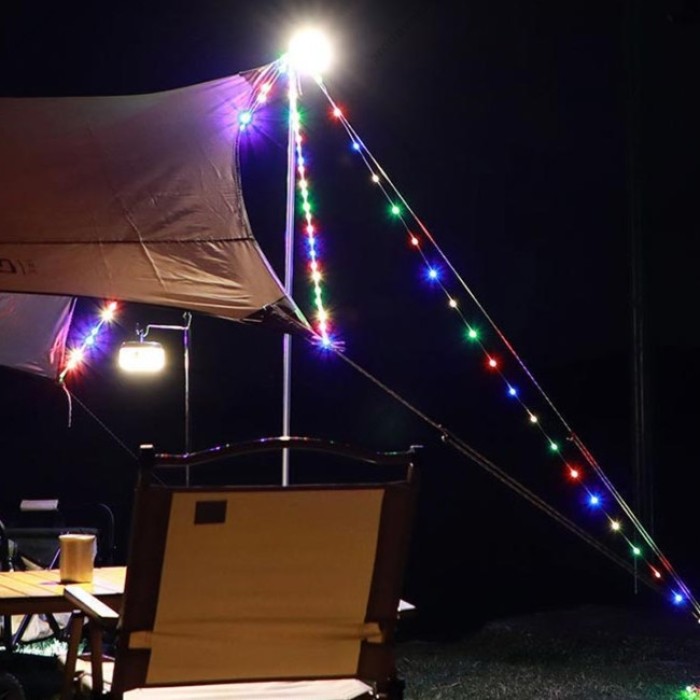 Лампа зовнішня (кемпінгова лампа) CH YD2314 з LED стрічкою 8м
