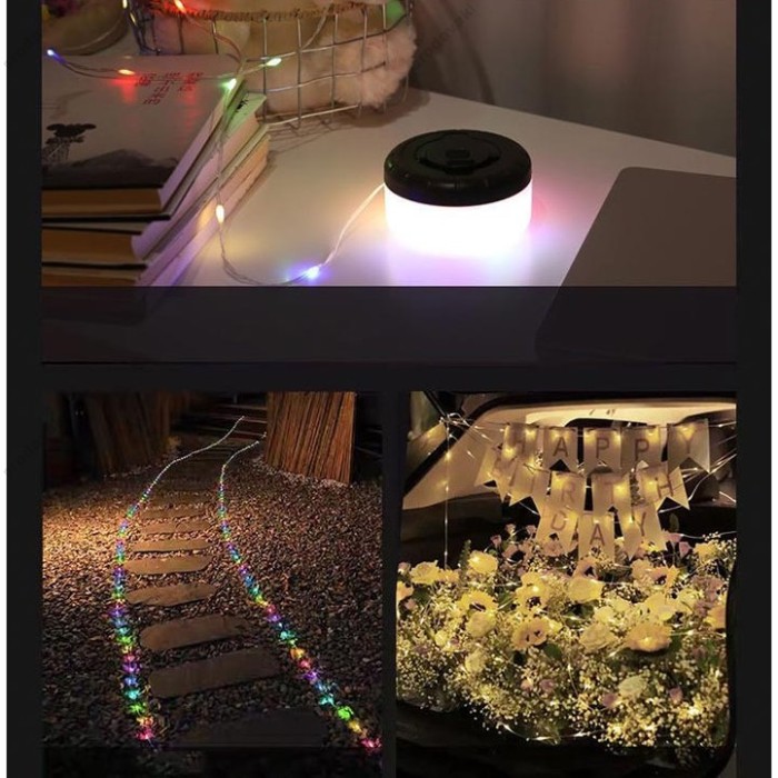 Лампа зовнішня (кемпінгова лампа) CH YD2314 з LED стрічкою 8м