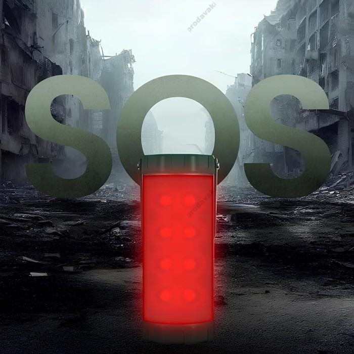 Лампа зовнішня (кемпінгова лампа) Glocusent Disaster Level Camping Lantern IP68 Green