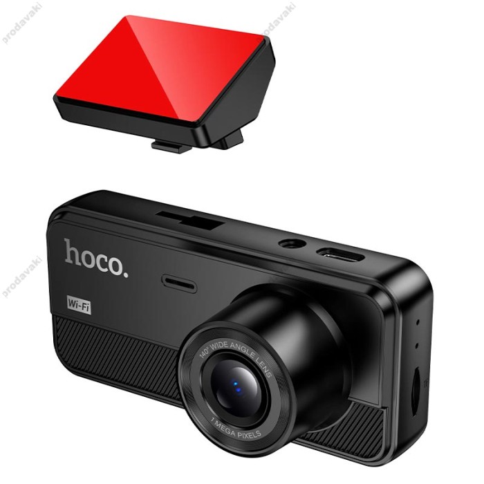 Відеореєстратор HOCO DV15 rear camera driving recorder 720p Wi-Fi Black