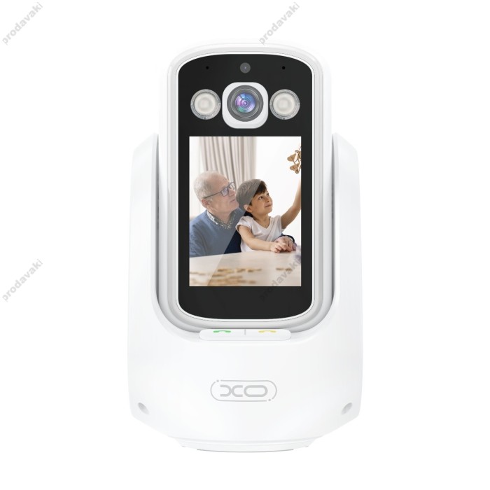 Камера відеоспостереження XO CR08 Pixel AI Intelligent Two-Way Video Call Camera (2.4G+Bl) 200W White