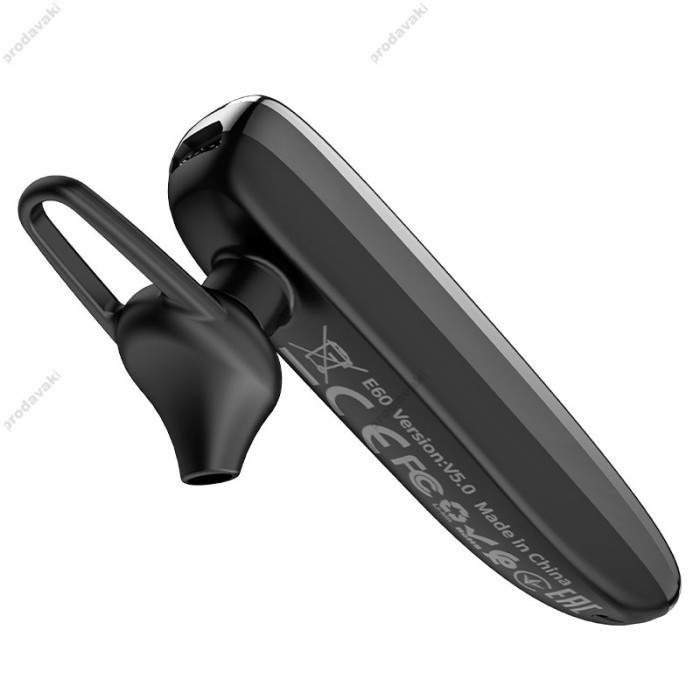 Бездротова Bluetooth гарнітура HOCO E60 Brightness business headset BT 5.0 Black